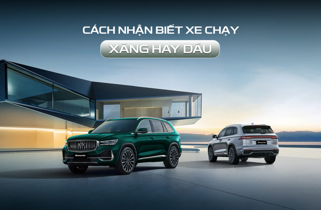 cách nhận biết xe chạy xăng hay dầu